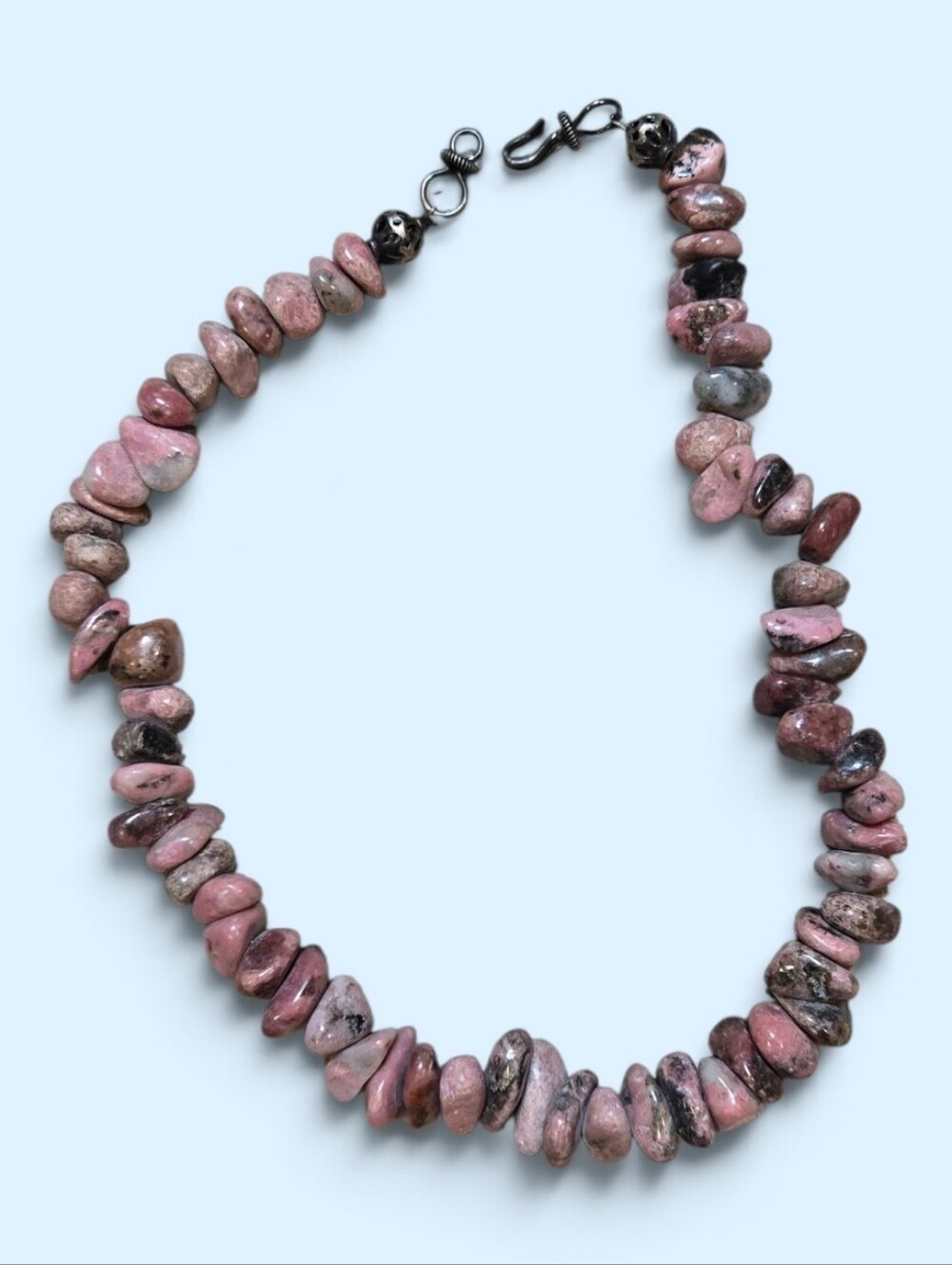 Elegant Rhodochrosite Necklace